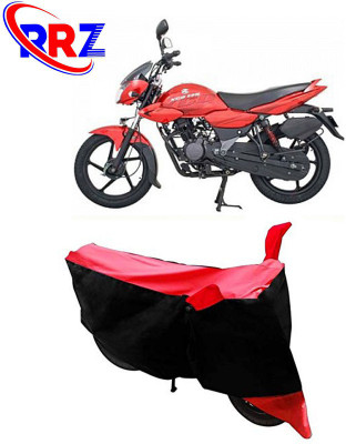 RRZ Waterproof Two Wheeler Cover for Bajaj(XCD 135, Black, Red)
