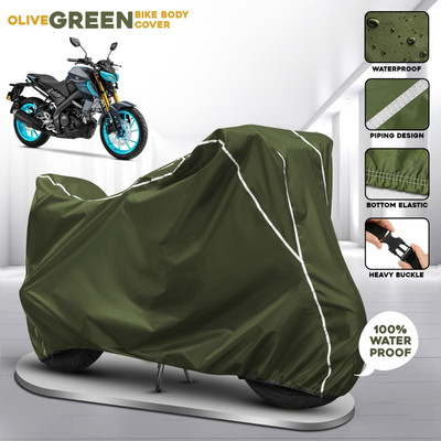 AUTOCAD Waterproof Two Wheeler Cover for Yamaha(MT 03 BS6, Green)
