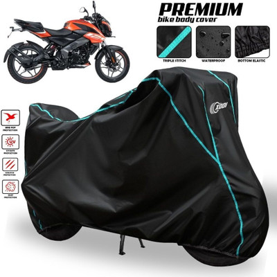 xodi Waterproof Two Wheeler Cover for Bajaj(Pulsar NS125 BS6, Black, Blue, Multicolor)