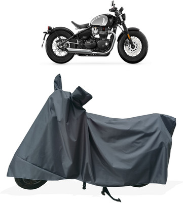 Tricway Two Wheeler Cover for Triumph(Bonneville Bobber BS6, Grey)