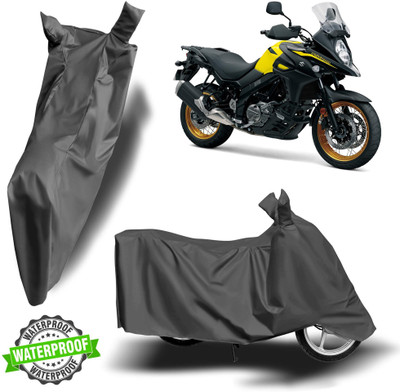 NG Auto Front Waterproof Two Wheeler Cover for Suzuki(V-Strom 650 XT, Grey)