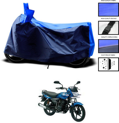 CODOKI Waterproof Two Wheeler Cover for Bajaj(Platina 100 DTS-i, Blue)