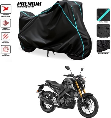 GOSHIV-car and bike accessories Waterproof Two Wheeler Cover for Yamaha(MT 15 New, Black)