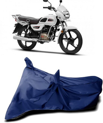 KEDIT Two Wheeler Cover for TVS(Radeon, Blue)