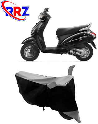 RRZ Waterproof Two Wheeler Cover for Honda(Activa, Black, Grey)