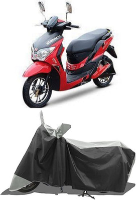 GROFATIK Two Wheeler Cover for Hero(Dash, Grey)