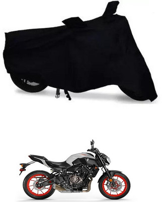AutoGalaxy Waterproof Two Wheeler Cover for Yamaha(MT 07, Black)