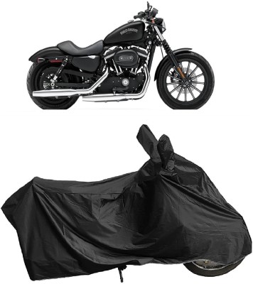 DIGGU Two Wheeler Cover for Harley Davidson(Iron 883, Black)