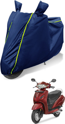 Auto Hub Waterproof Two Wheeler Cover for Honda(Activa 4G, Blue)