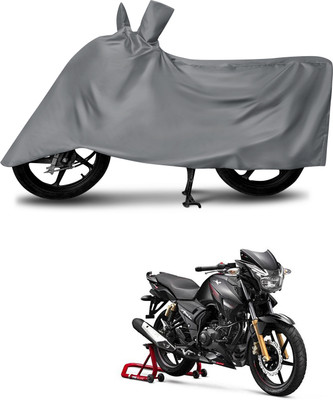 MMSSTAR Waterproof Two Wheeler Cover for TVS(Apache RTR 160, Grey)