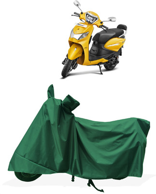 Tricway Two Wheeler Cover for Hero(Pleasure+ 110, Green)