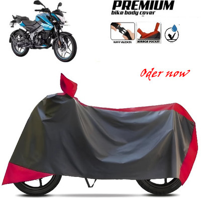 smwzxyu Waterproof Two Wheeler Cover for Bajaj(Pulsar NS125, Red)
