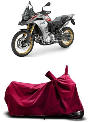 Coxtor Waterproof Two Wheeler Cover for BMW(F 850 GS, Maroon)