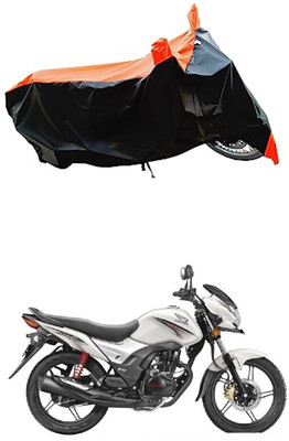 VESMEI Two Wheeler Cover for Honda(CB Shine SP, Orange)