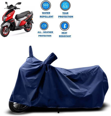RAAMKM Two Wheeler Cover for TVS(NTORQ, Blue)