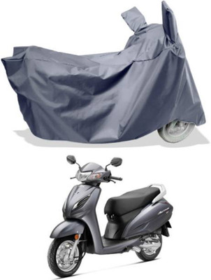 RAAMKM Two Wheeler Cover for Hero, Honda, Bajaj, Ather, TVS, Yamaha(Grey)