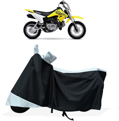 Tricway Two Wheeler Cover for Suzuki(DR-Z50, White)