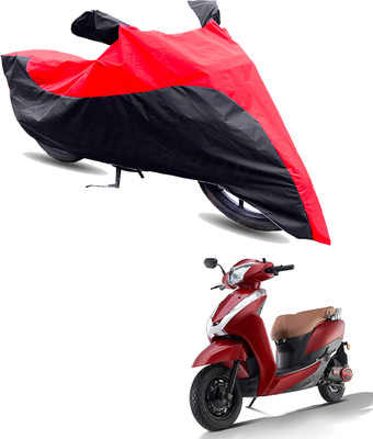 Motodreka Two Wheeler Cover for Ampere(Magnus BS6, Red, Black)