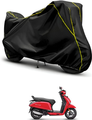 CODOKI Waterproof Two Wheeler Cover for Hero(Destini 125, Black, Black)