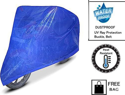 FAMEXON Waterproof Two Wheeler Cover for Royal Enfield(Continental GT 650, Blue)