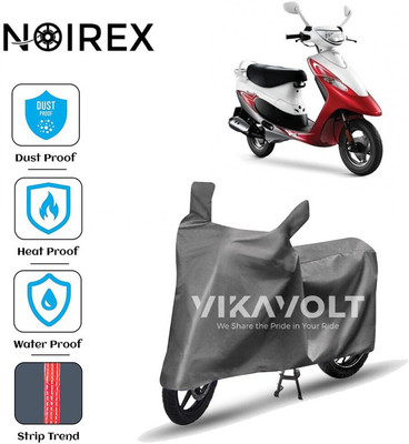 NOIREX Two Wheeler Cover for TVS(Scooty Pep+, Grey)