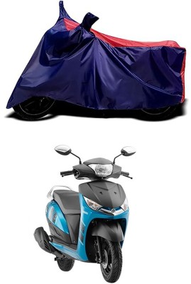 VESMEI Two Wheeler Cover for Suzuki(Burgman Electric, Red)