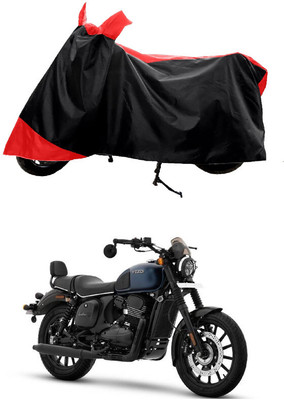 GROFATIK Two Wheeler Cover for Yezdi(Roadster, Red)