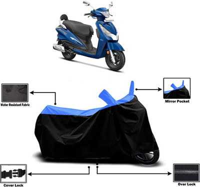 Amexride Two Wheeler Cover for Hero(Destini 125, Black)