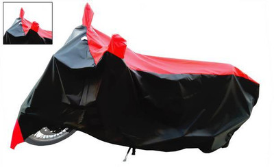 RAAMKM Two Wheeler Cover for TVS(NTORQ, Red, Black)