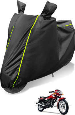 Auto Hub Waterproof Two Wheeler Cover for TVS(Star Sport, Black)