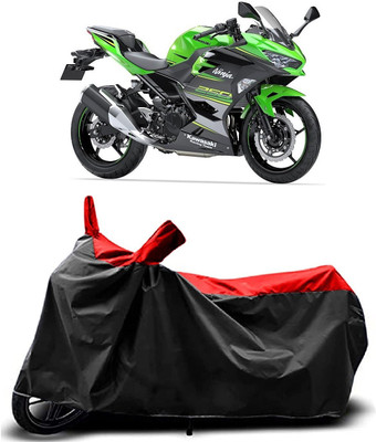 MMSSTAR Waterproof Two Wheeler Cover for Kawasaki(Ninja 400 BS6, Red)