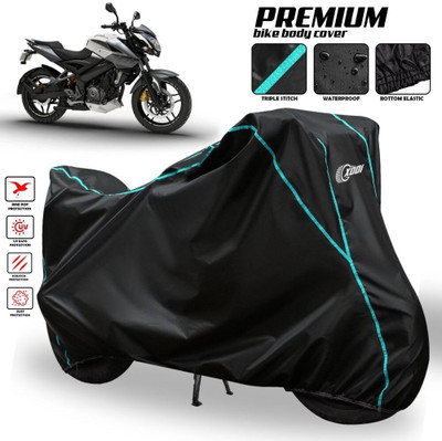 AutoGalaxy Waterproof Two Wheeler Cover for Bajaj(Pulsar NS200, Black)