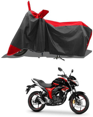 PAGORA Waterproof Two Wheeler Cover for Suzuki(Gixxer Special Edition, Red, Black)
