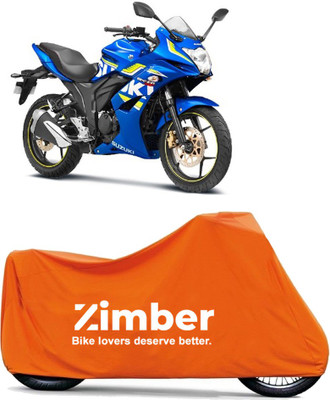 APNEK Two Wheeler Cover for Suzuki(Gixxer SF, Orange)