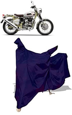 Amexride Two Wheeler Cover for Royal Enfield(Bullet Trials 500, Blue)