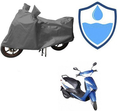 DeepShakshi AUTOMOTIVE Waterproof Two Wheeler Cover for Indus(Yo Xplor, Grey)