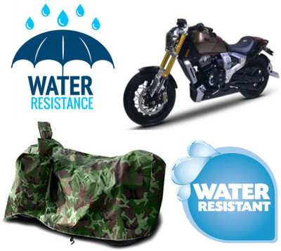 AUTOCAD Waterproof Two Wheeler Cover for TVS(Zeppelin BS6, Green)