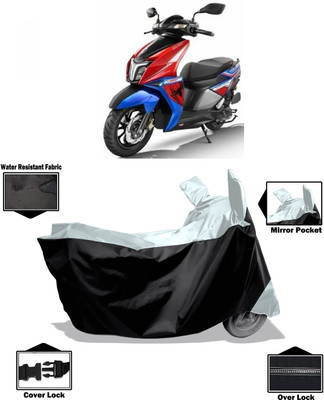 Amexride Two Wheeler Cover for TVS(Ntorq 125, White)