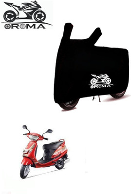 AutoRash Waterproof Two Wheeler Cover for Mahindra(Duro 125, Black)