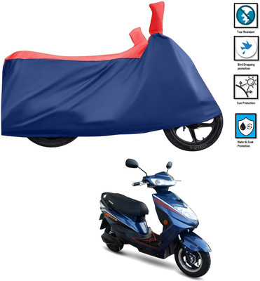 CODOKI Waterproof Two Wheeler Cover for Okinawa(Ridge, Red)
