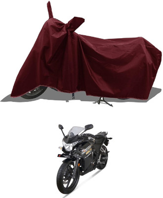 AESTRYD Two Wheeler Cover for Honda(CBR 250R, Maroon)