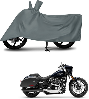 aosis Waterproof Two Wheeler Cover for Harley Davidson(Road Glide Special, Grey)