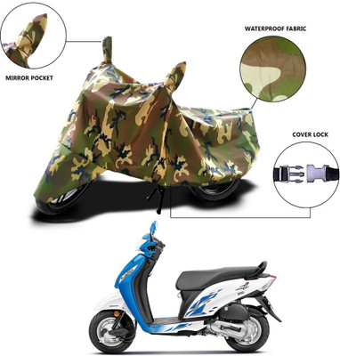 THE REAL ARV Waterproof Two Wheeler Cover for Honda(Activa i, Green)