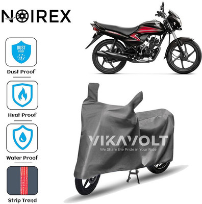 NOIREX Two Wheeler Cover for Honda(Dream Yuga, Grey)