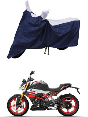 Furious3D Two Wheeler Cover for BMW(G 310 R, Blue, White)