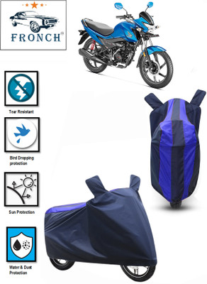 FRONCH Waterproof Two Wheeler Cover for Honda(Livo, Blue)