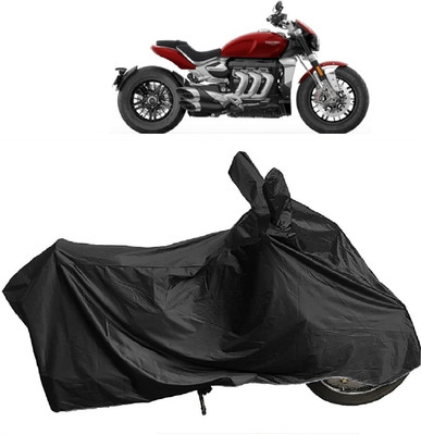 DIGGU Two Wheeler Cover for Triumph(Rocket III, Black)