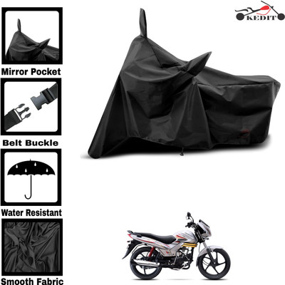 KEDIT Two Wheeler Cover for Universal For Bike(Centuro Rockstar, Black)
