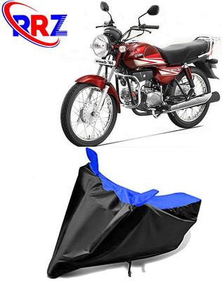 RRZ Waterproof Two Wheeler Cover for Hero(HF Dawn, Black, Blue)
