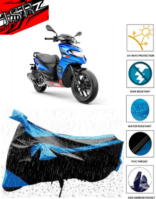 J S R Waterproof Two Wheeler Cover for Aprilia(SR 125, Blue)